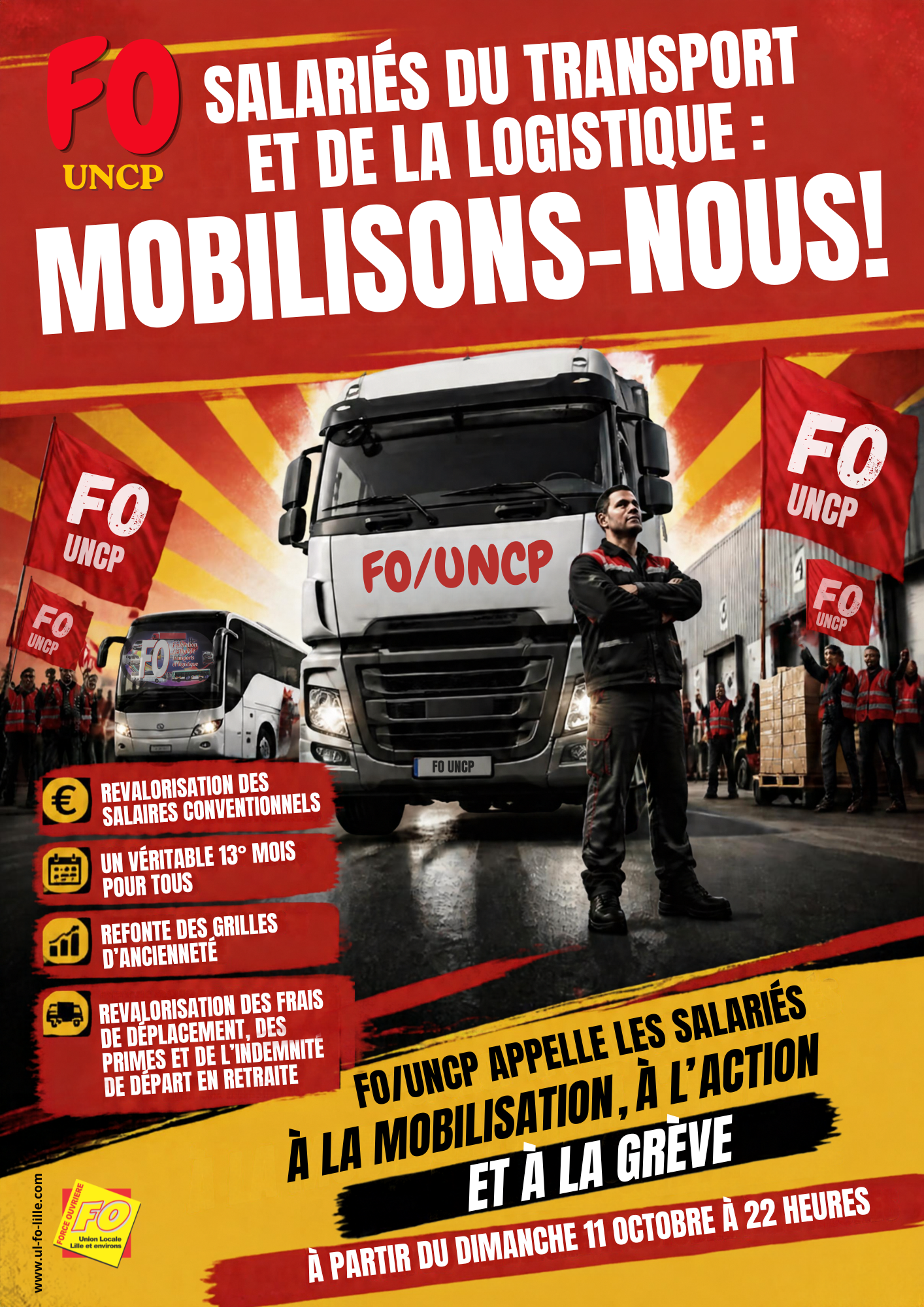 Grève et mobilisation 12 octobre 2026